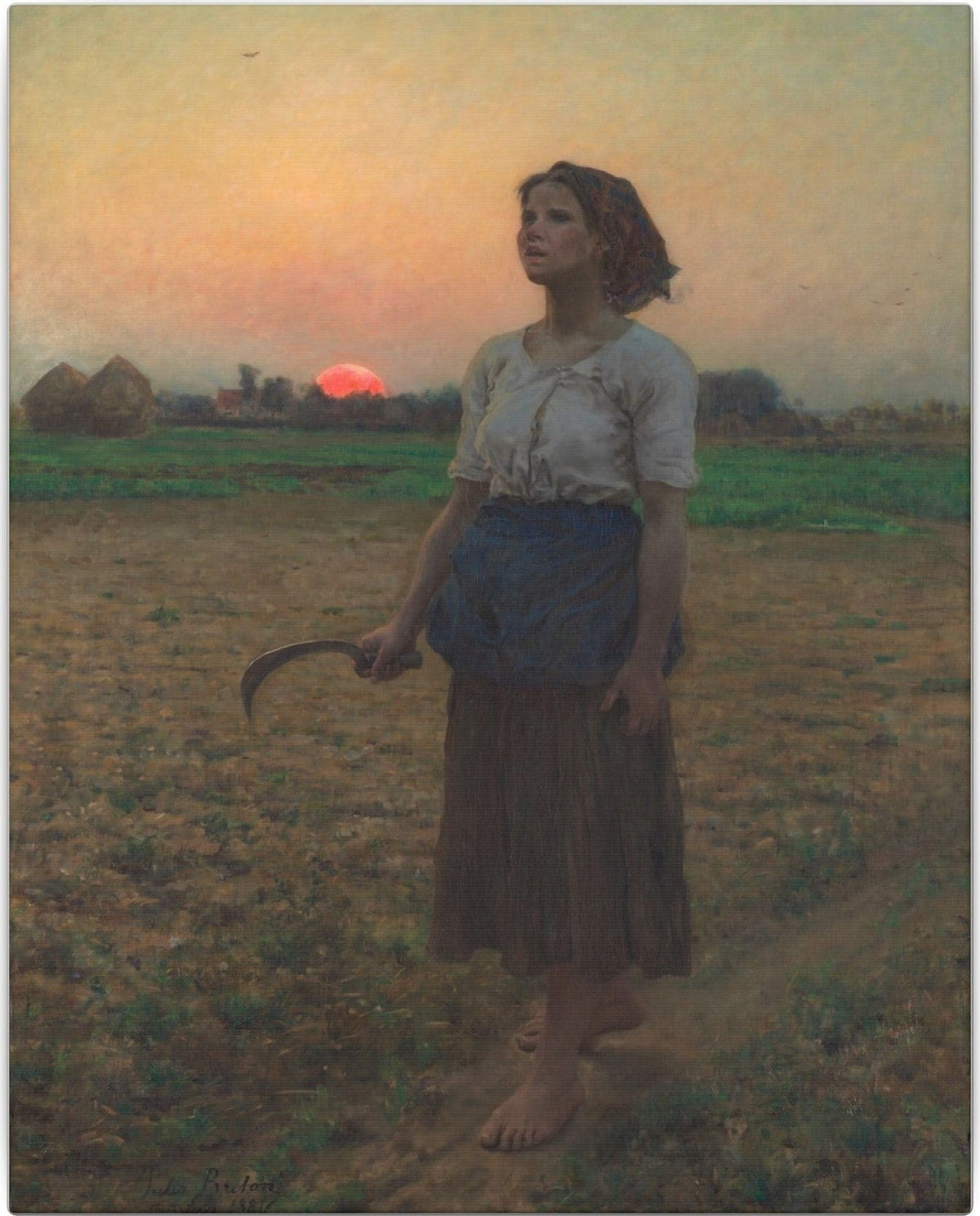 The Story Behind The Song of the Lark by Jules Breton