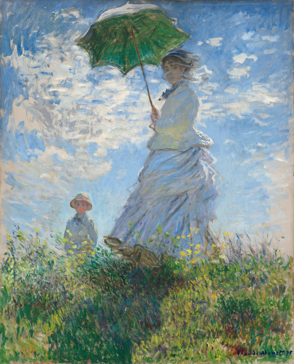 The Story Behind Monet's Woman with a Parasol