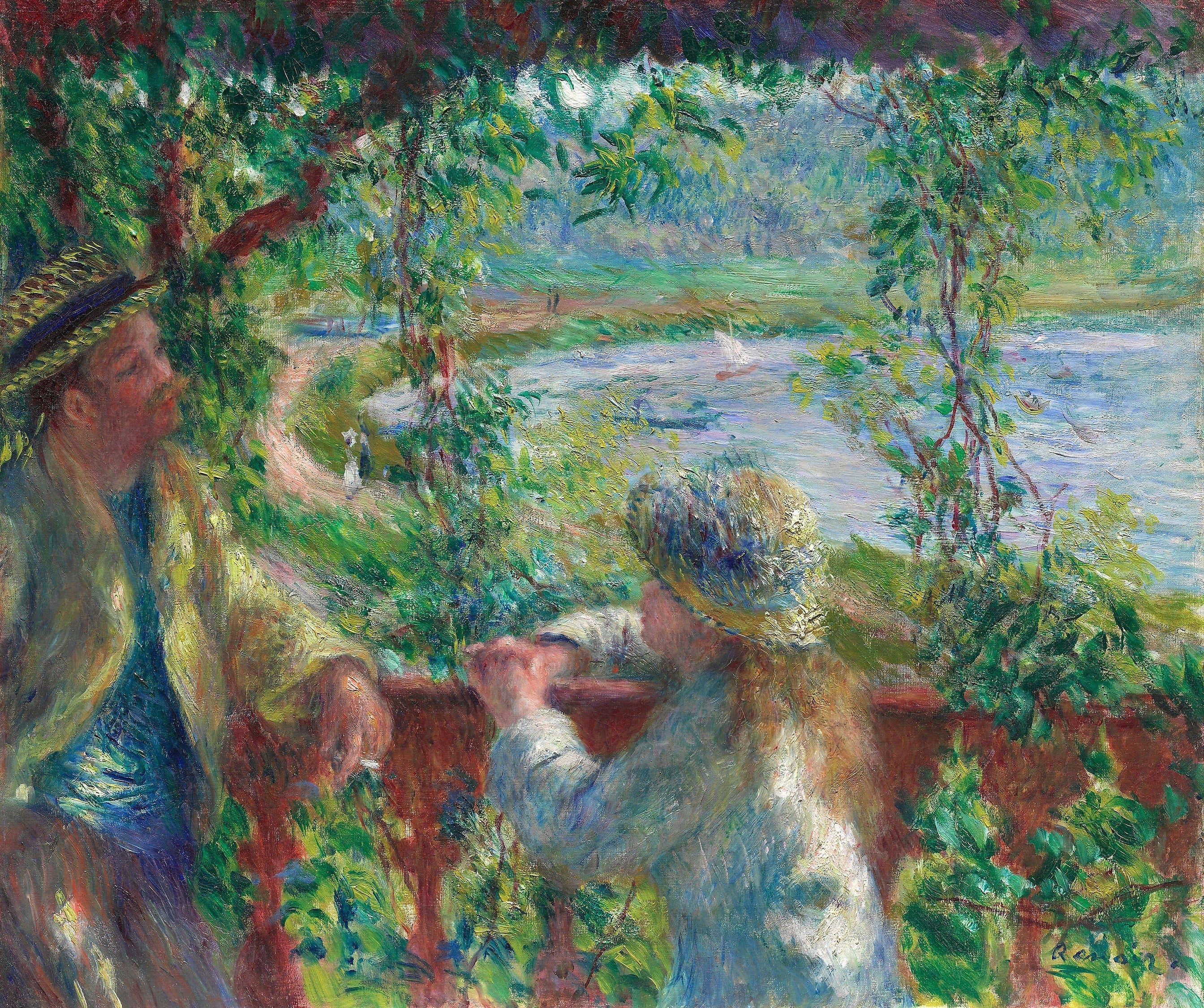 Near the Lake — Pierre-Auguste Renoir (1879–80)