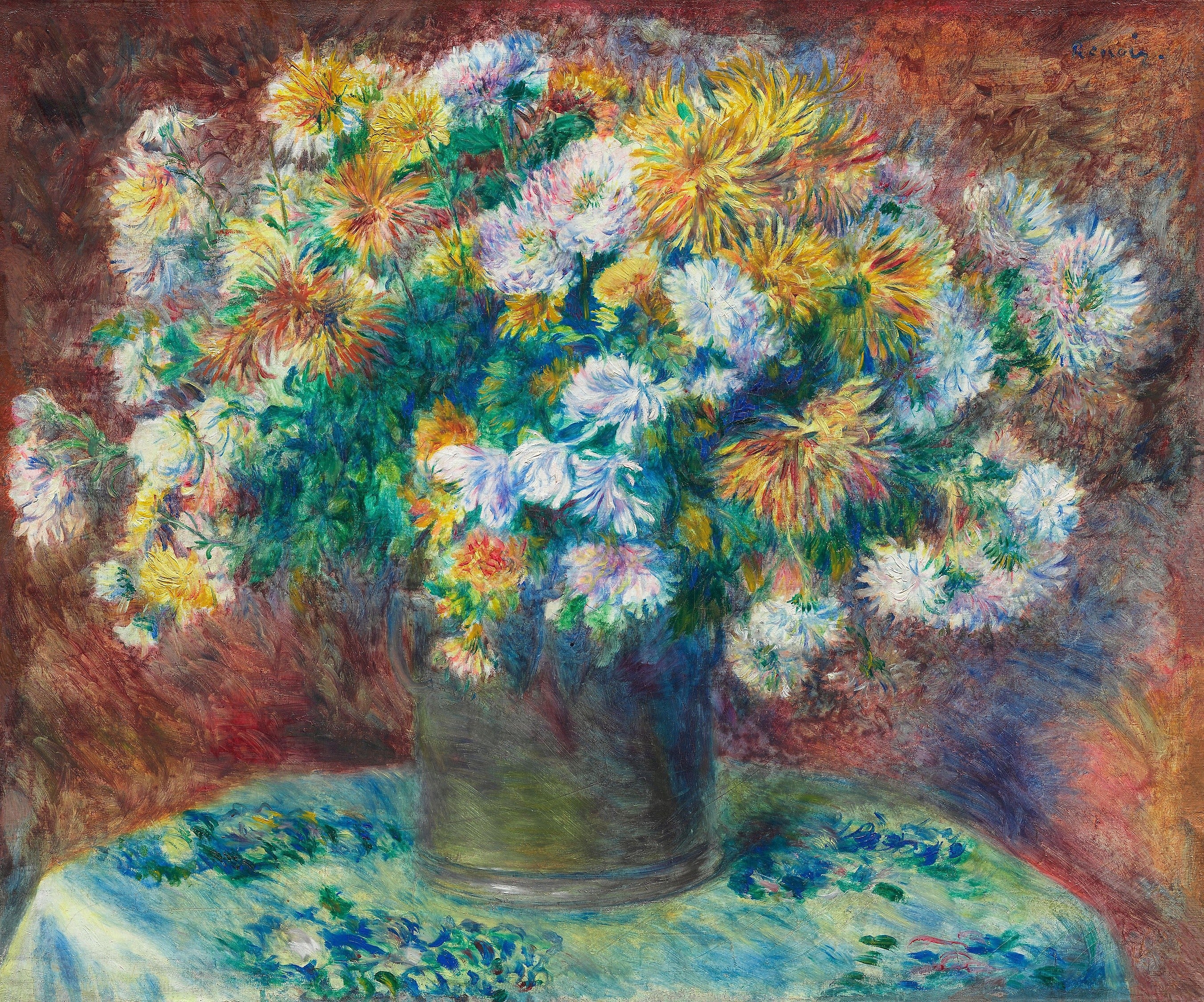 Chrysanthemums — Pierre-Auguste Renoir (1881–82)
