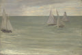 Trouville (Grey and Green, the Silver Sea) — James McNeill Whistler (1865)