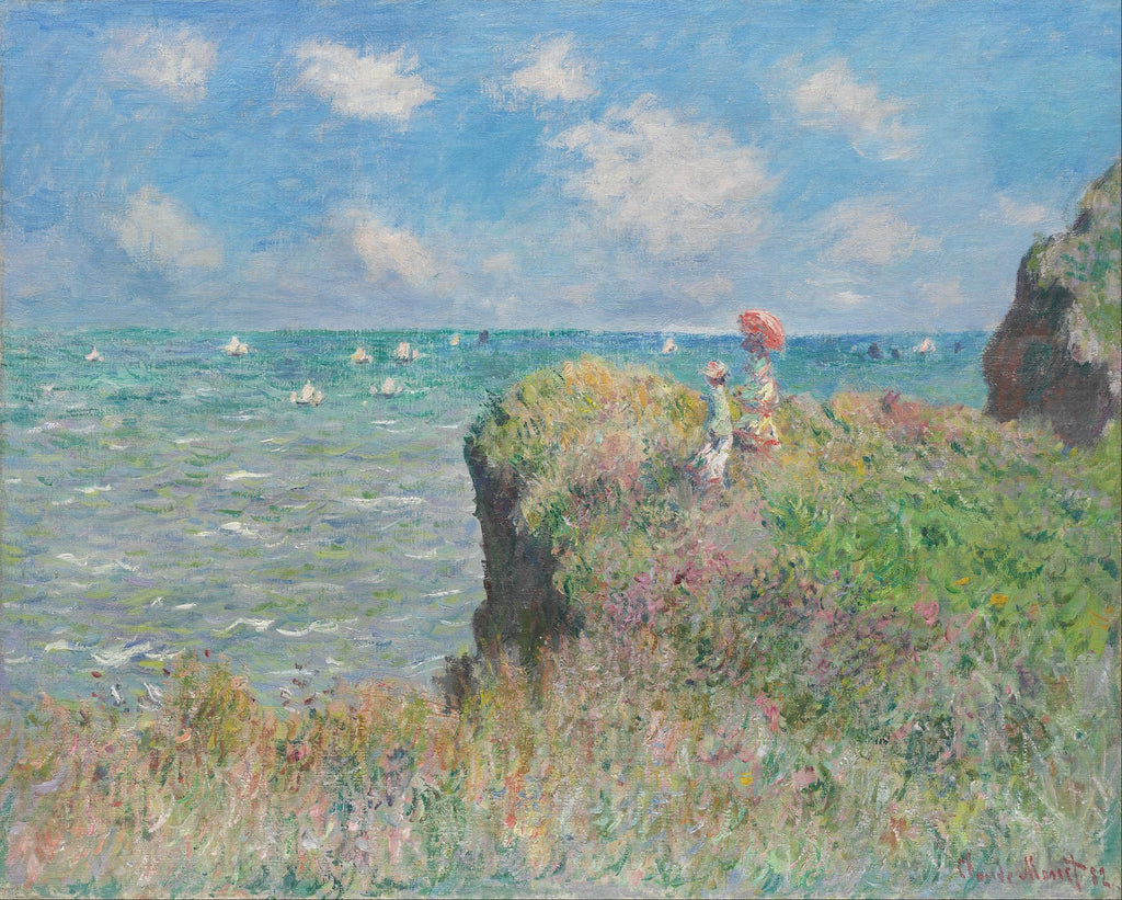 Cliff Walk at Pourville — Claude Monet (1882)