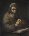 An Elderly Man in Prayer — Rembrandt (1660s or later)