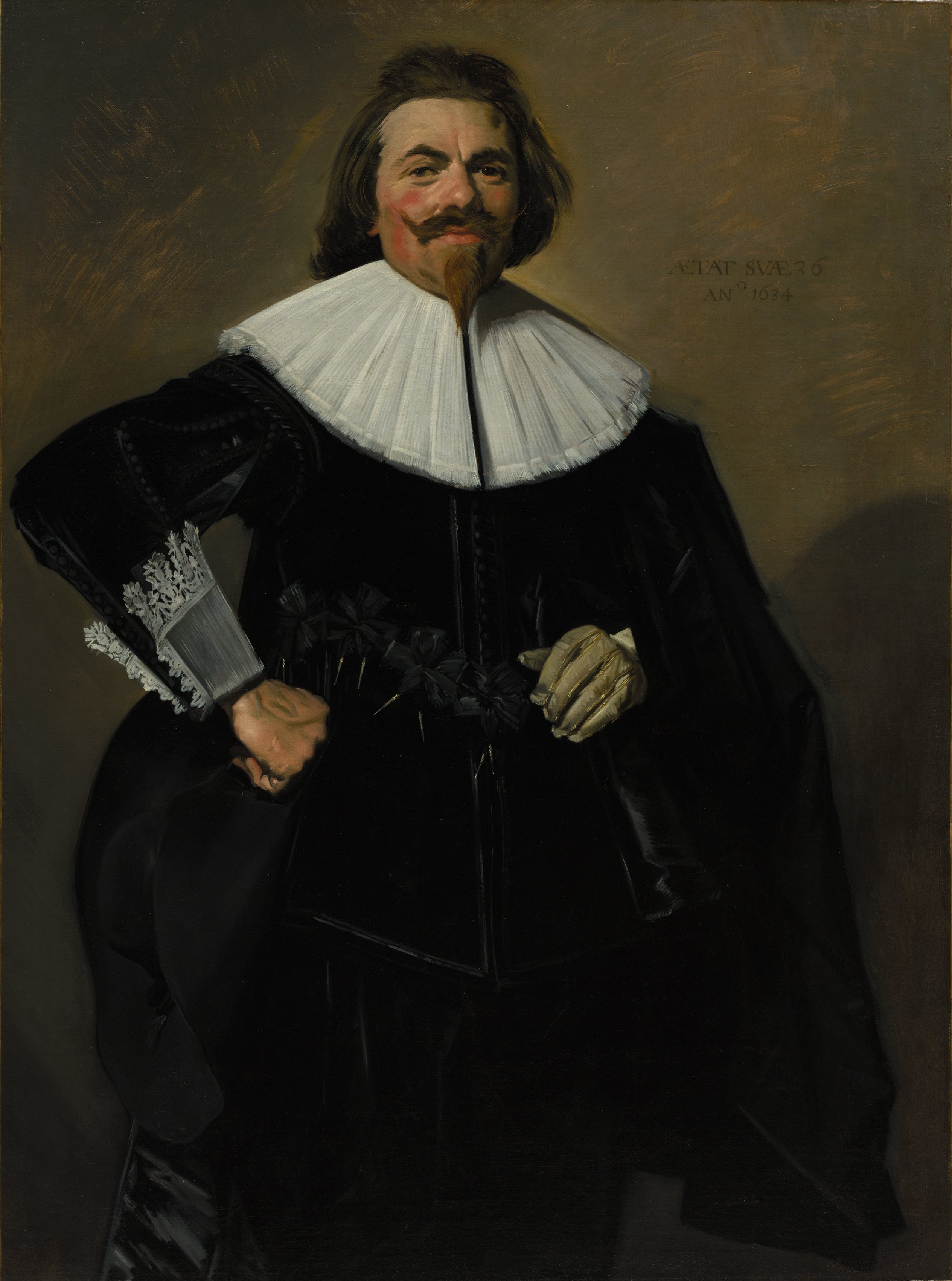 Portrait of Tieleman Roosterman — Frans Hals (1634)