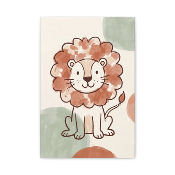 Little Lion — Nursery Canvas Print