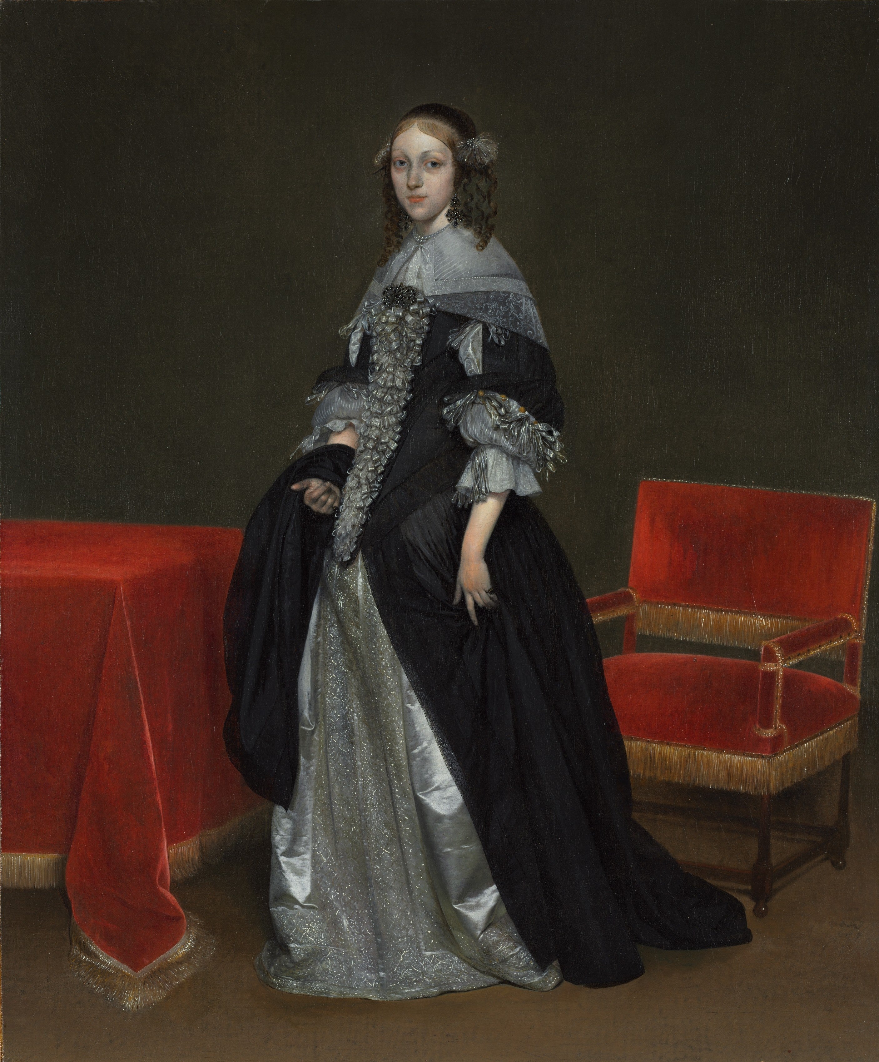 Portrait of a Woman — Gerard ter Borch (c. 1665)