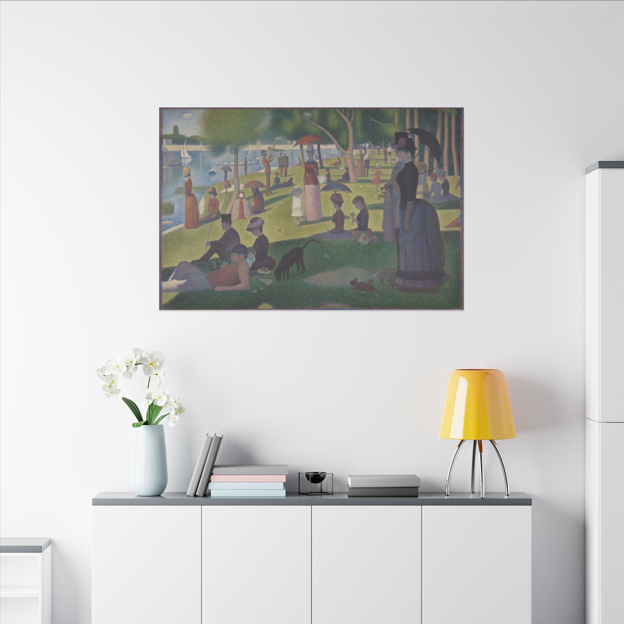 A Sunday on La Grande Jatte — Seurat (1884-86)