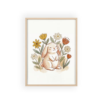 Little Bunny — Framed Nursery Print