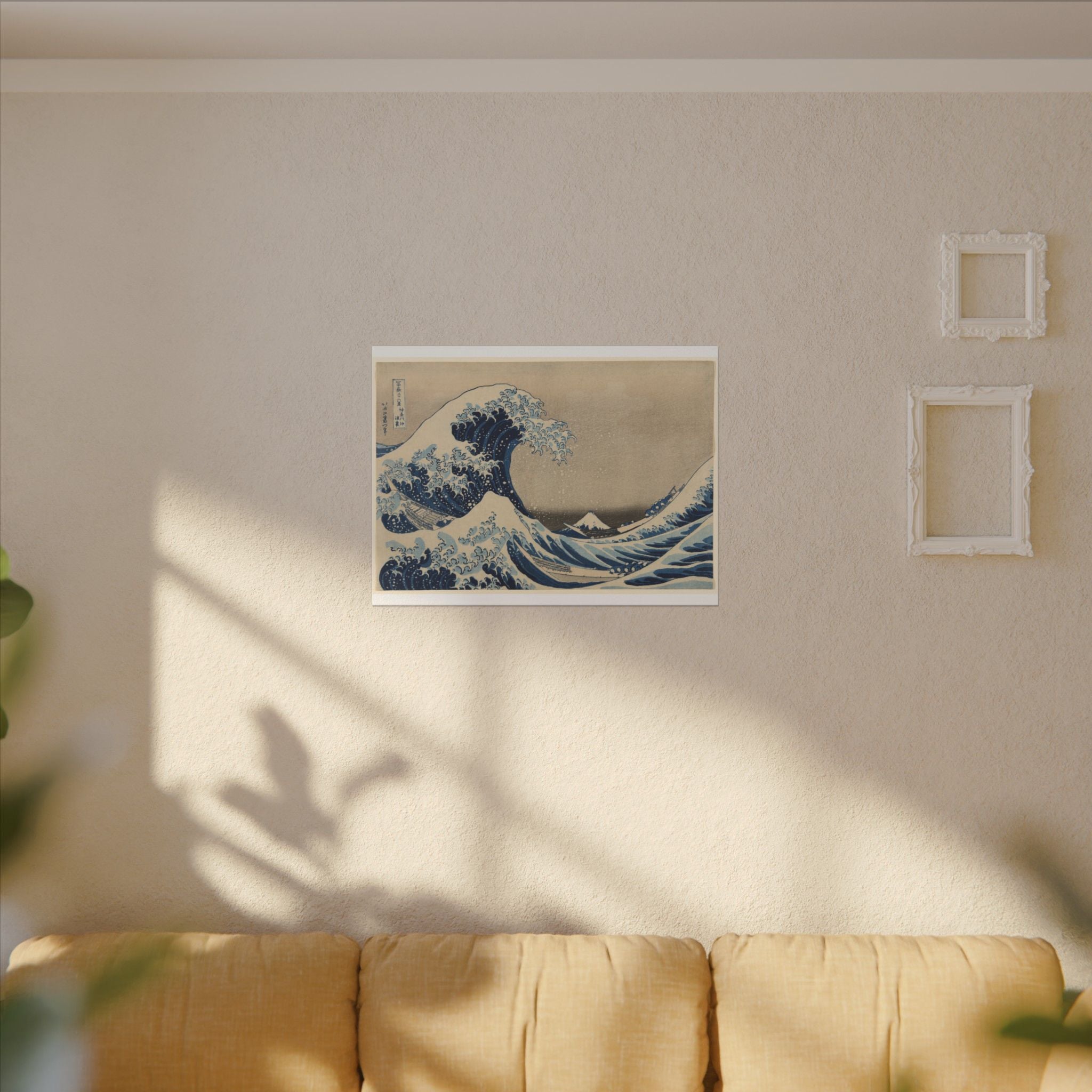 The Great Wave — Hokusai (1830/33), true size