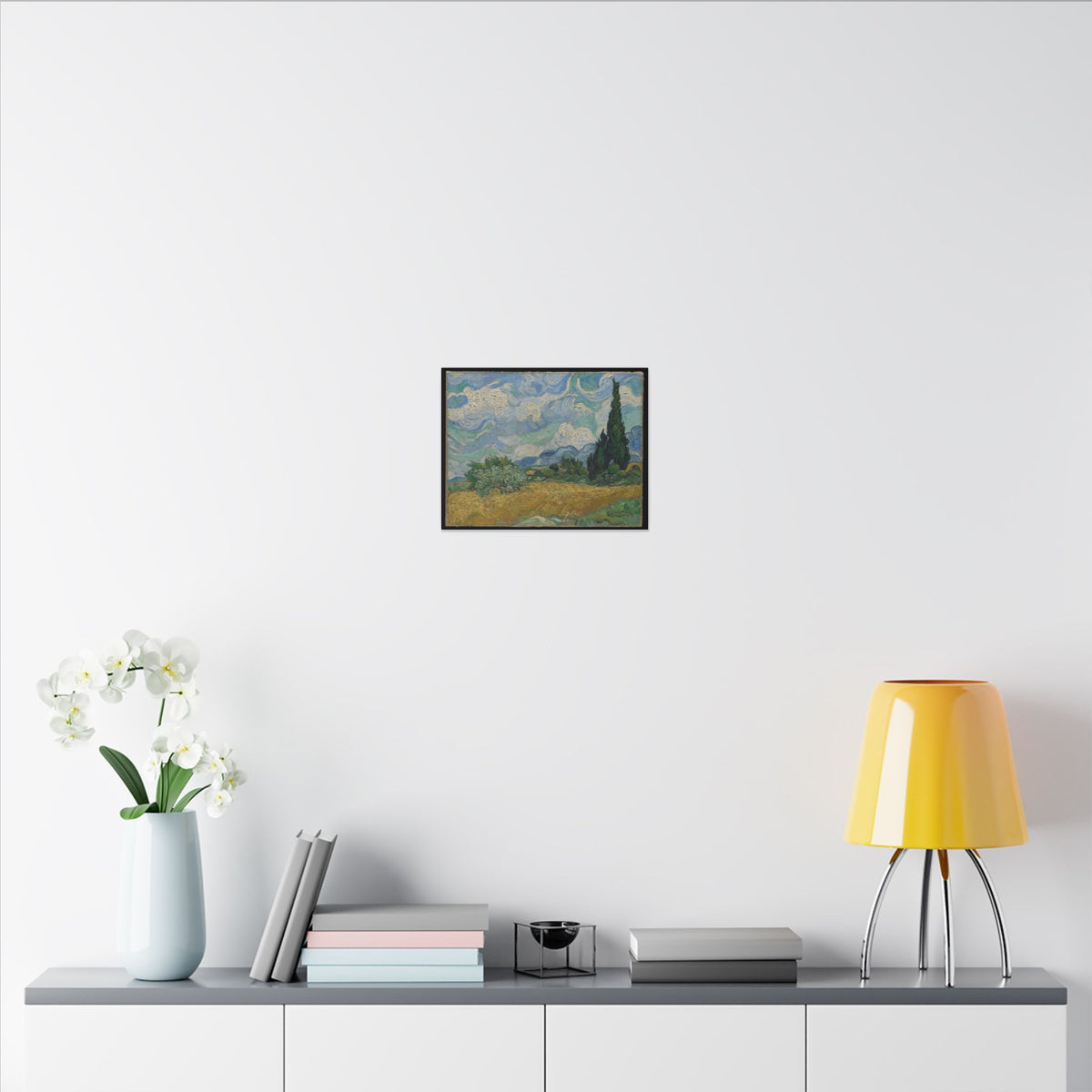 Wheat Field with Cypresses — Van Gogh (1889)