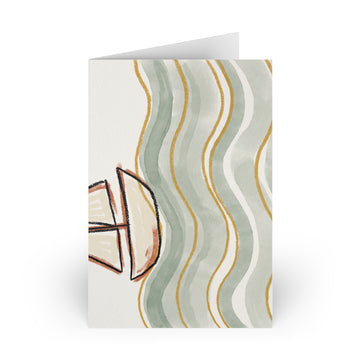 Little Sailboat — Greeting Card