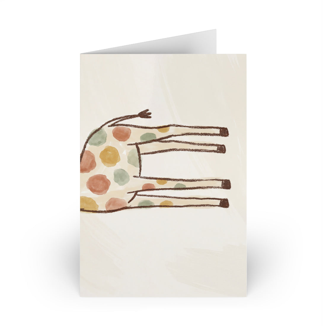 Little Giraffe — Greeting Card