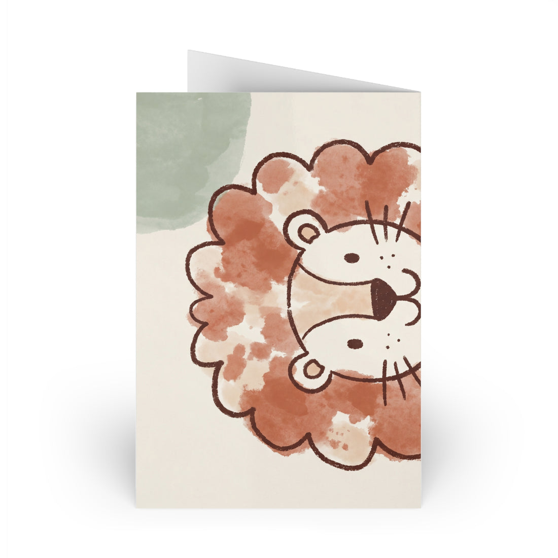 Little Lion — Greeting Card