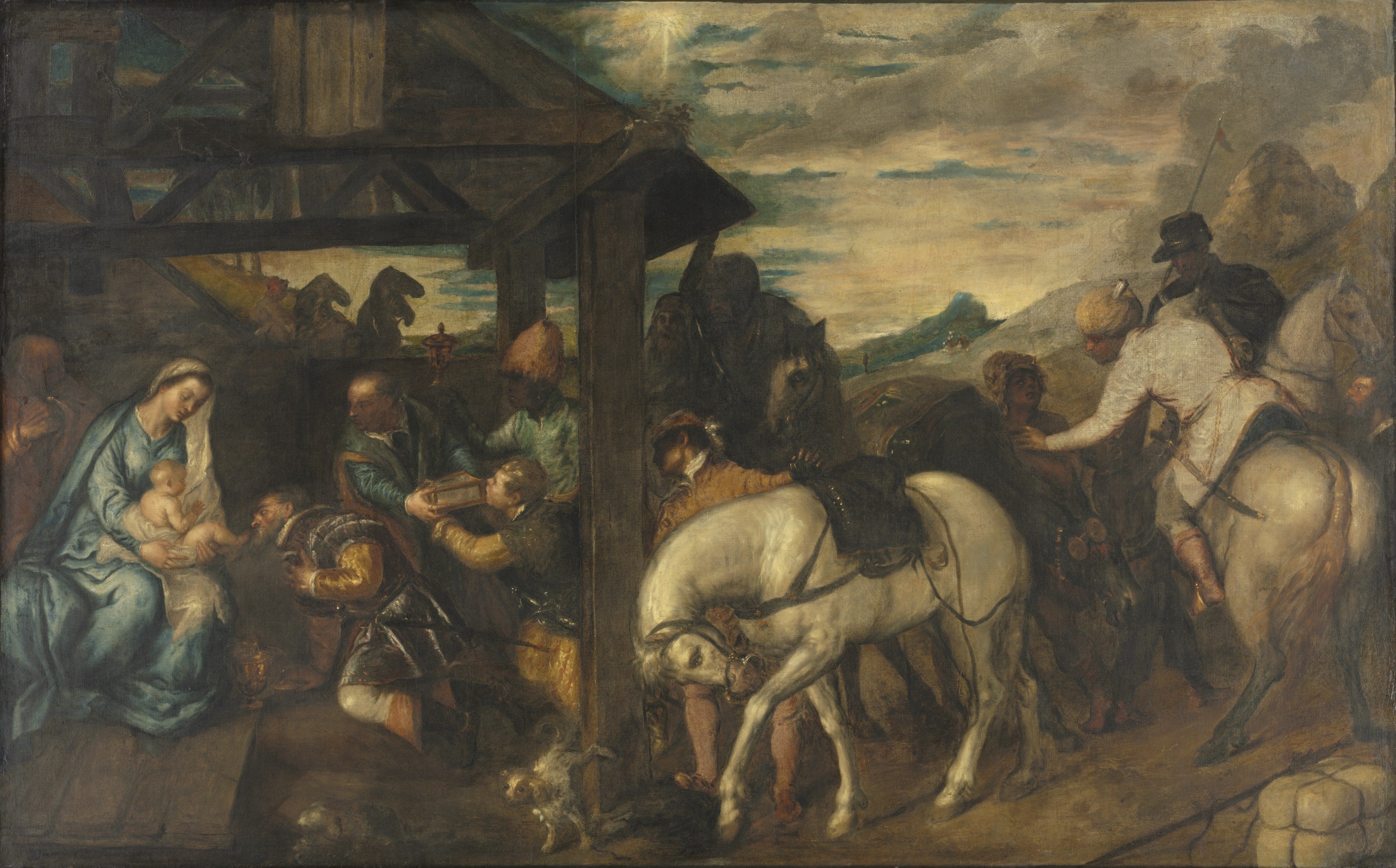 Adoration of the Magi — Titian (1500s)