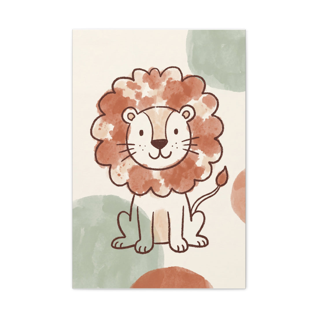 Little Lion — Nursery Canvas Print