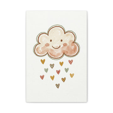 Happy Little Cloud — Nursery Canvas Print