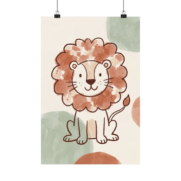 Little Lion — Nursery Art Print