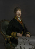 Portrait of Don Juan Antonio Cuervo — Francisco de Goya (1819)