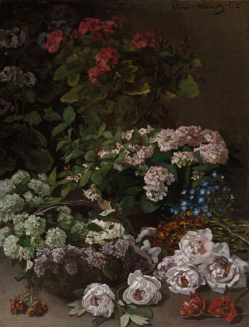 Spring Flowers — Claude Monet (1864)