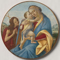 Virgin and Child with the Young Saint John the Baptist — Sandro Botticelli (c. 1490)