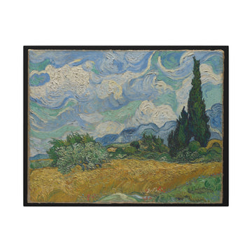 Wheat Field with Cypresses — Van Gogh (1889)