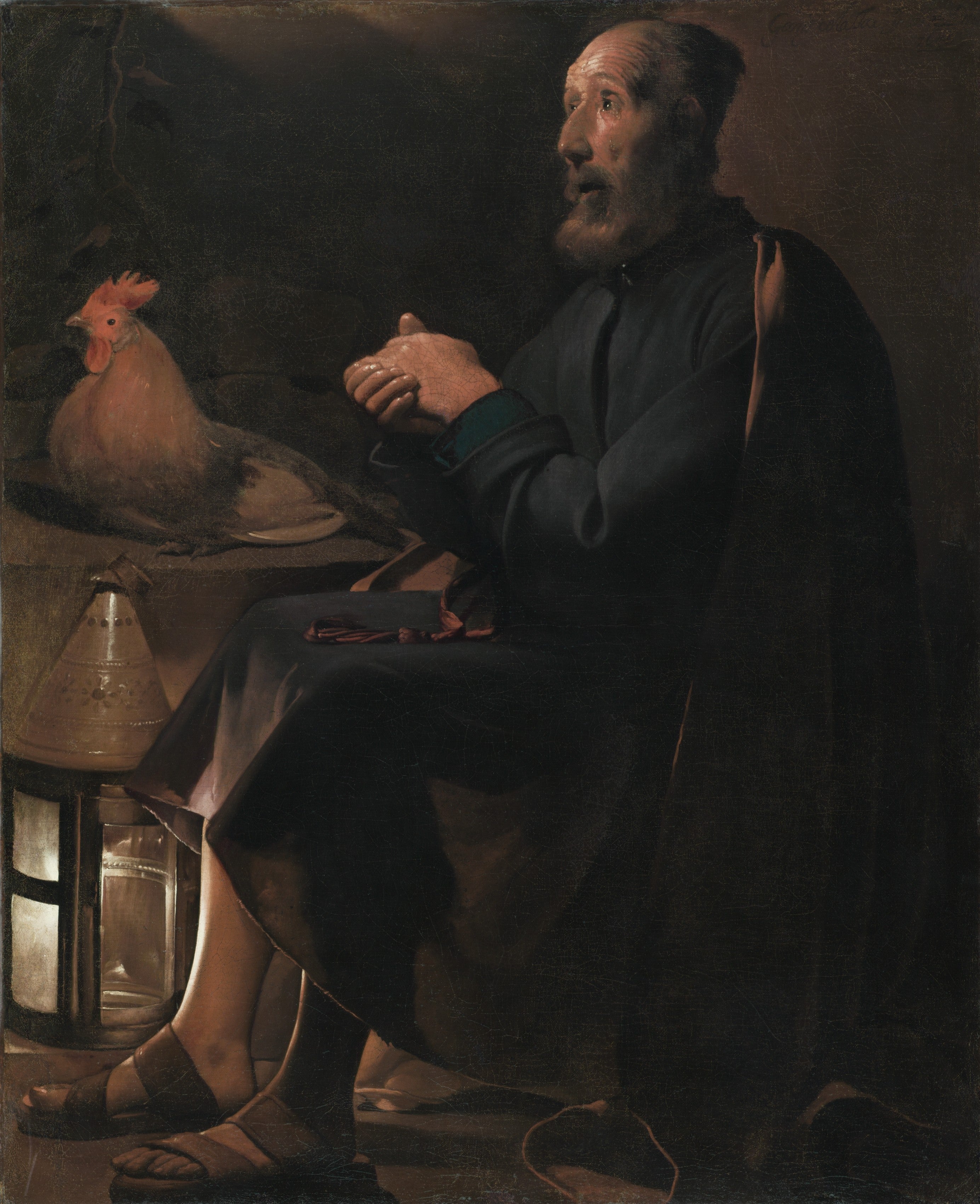 Saint Peter Repentant — Georges de La Tour (1645)