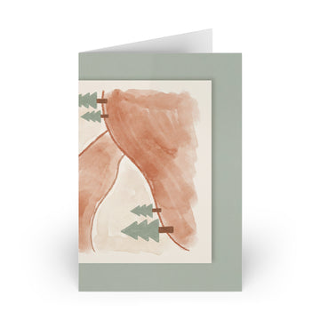 Little Mountains — Greeting Card