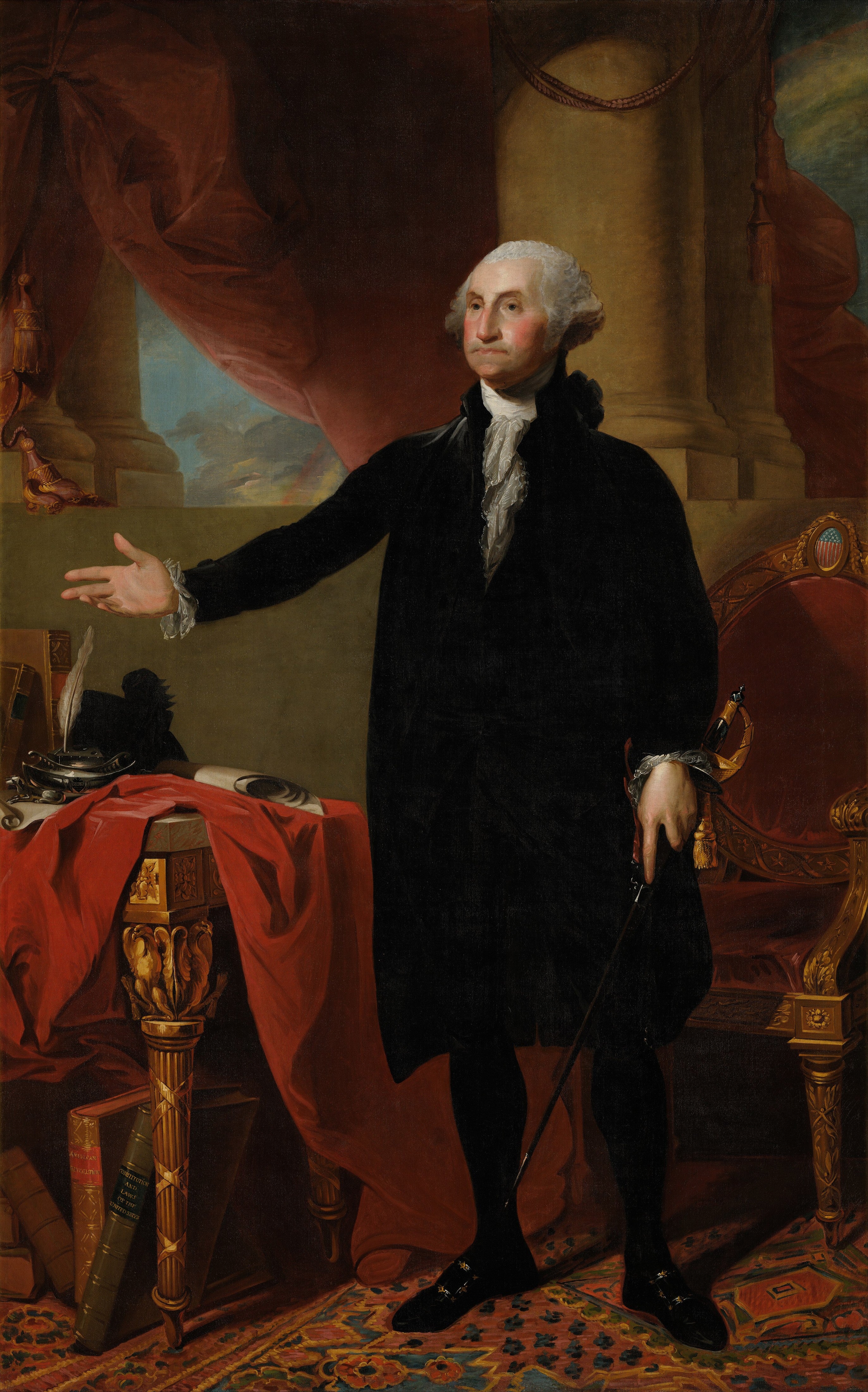 George Washington (The Lansdowne Portrait) — Gilbert Stuart (1796)