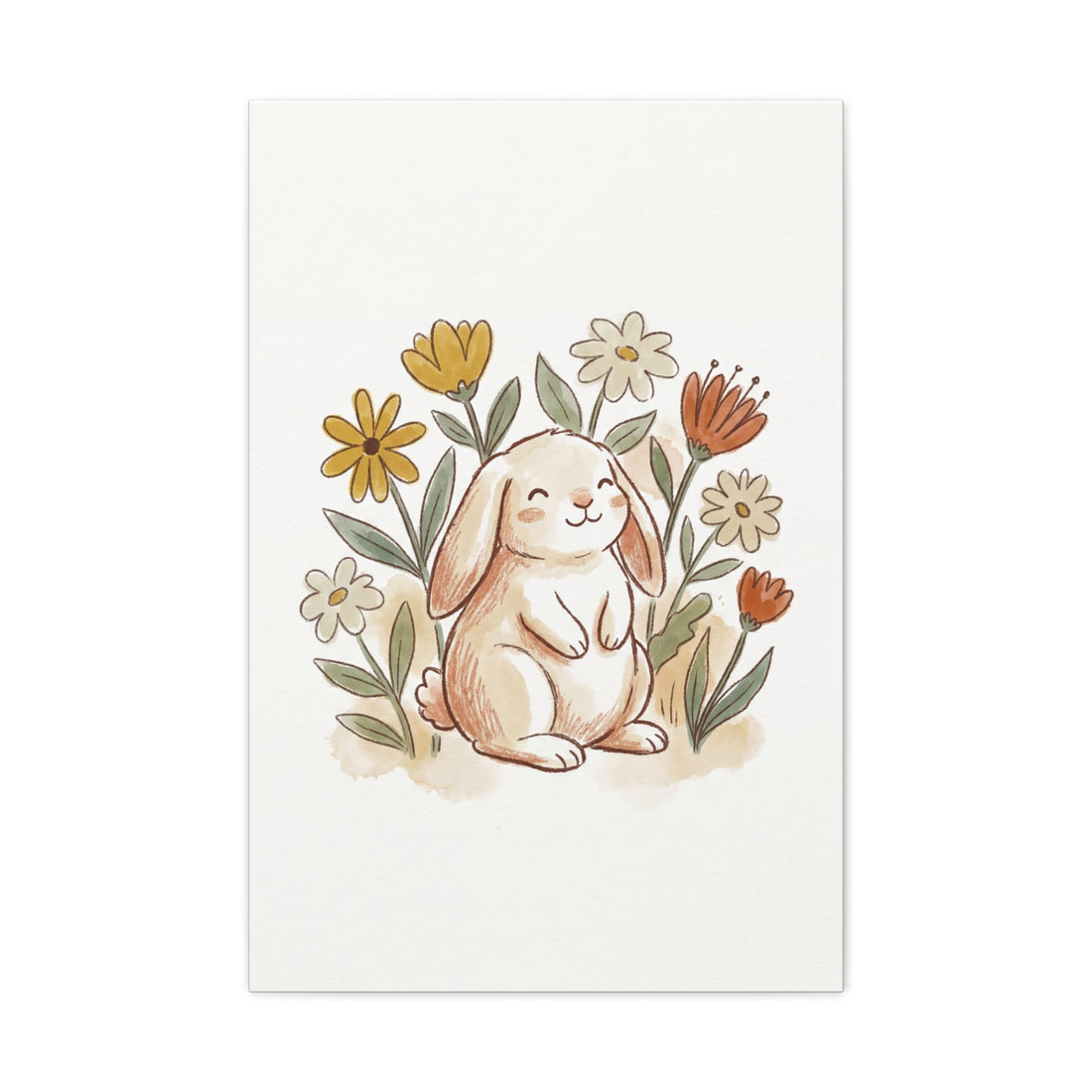 Little Bunny — Nursery Canvas Print