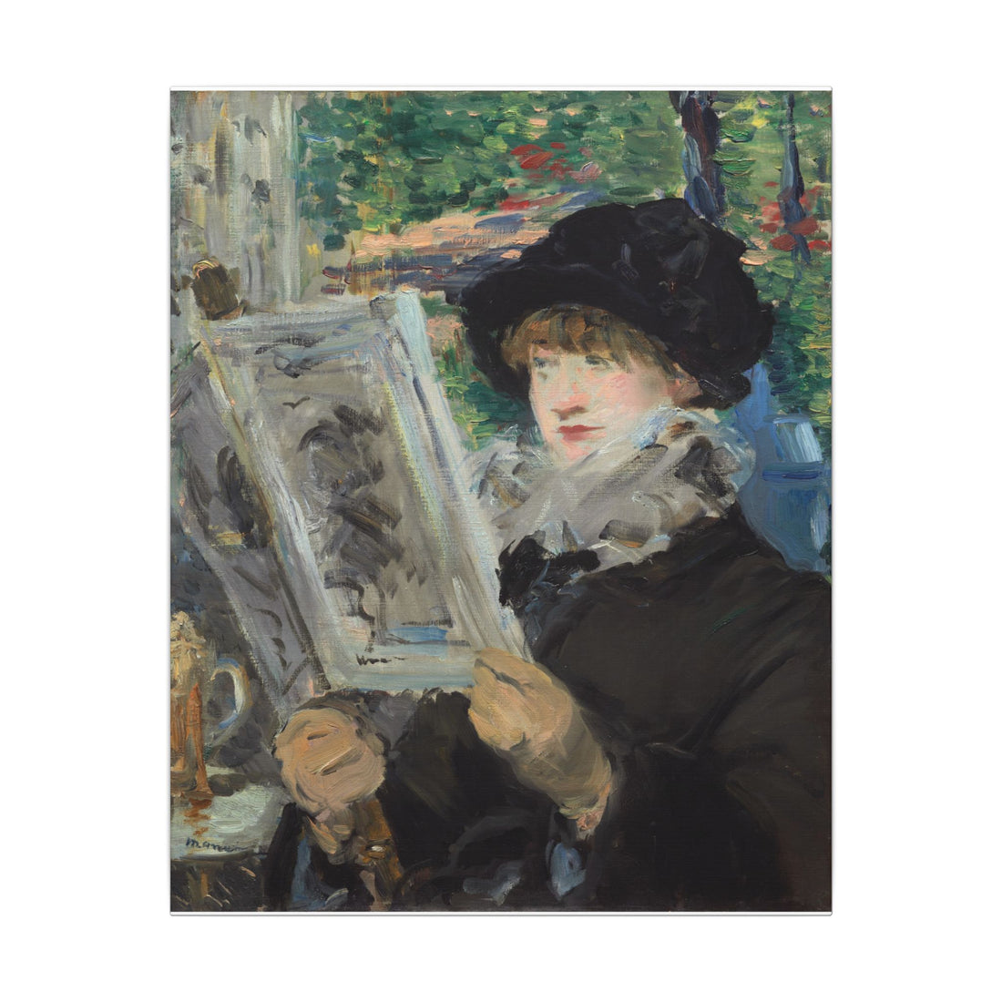 Woman Reading — Édouard Manet (1880/81)