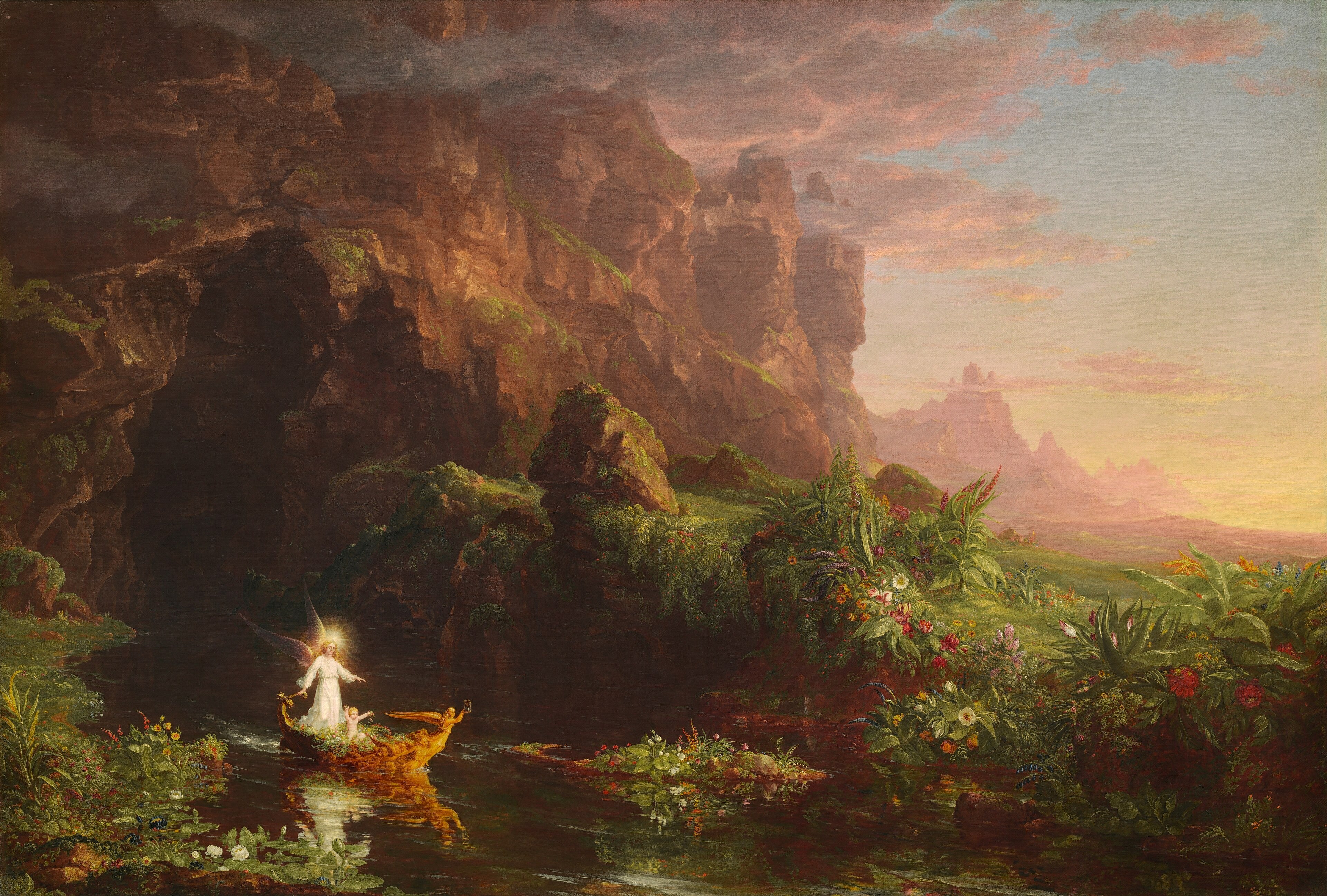 The Voyage of Life: Childhood — Thomas Cole (1842)
