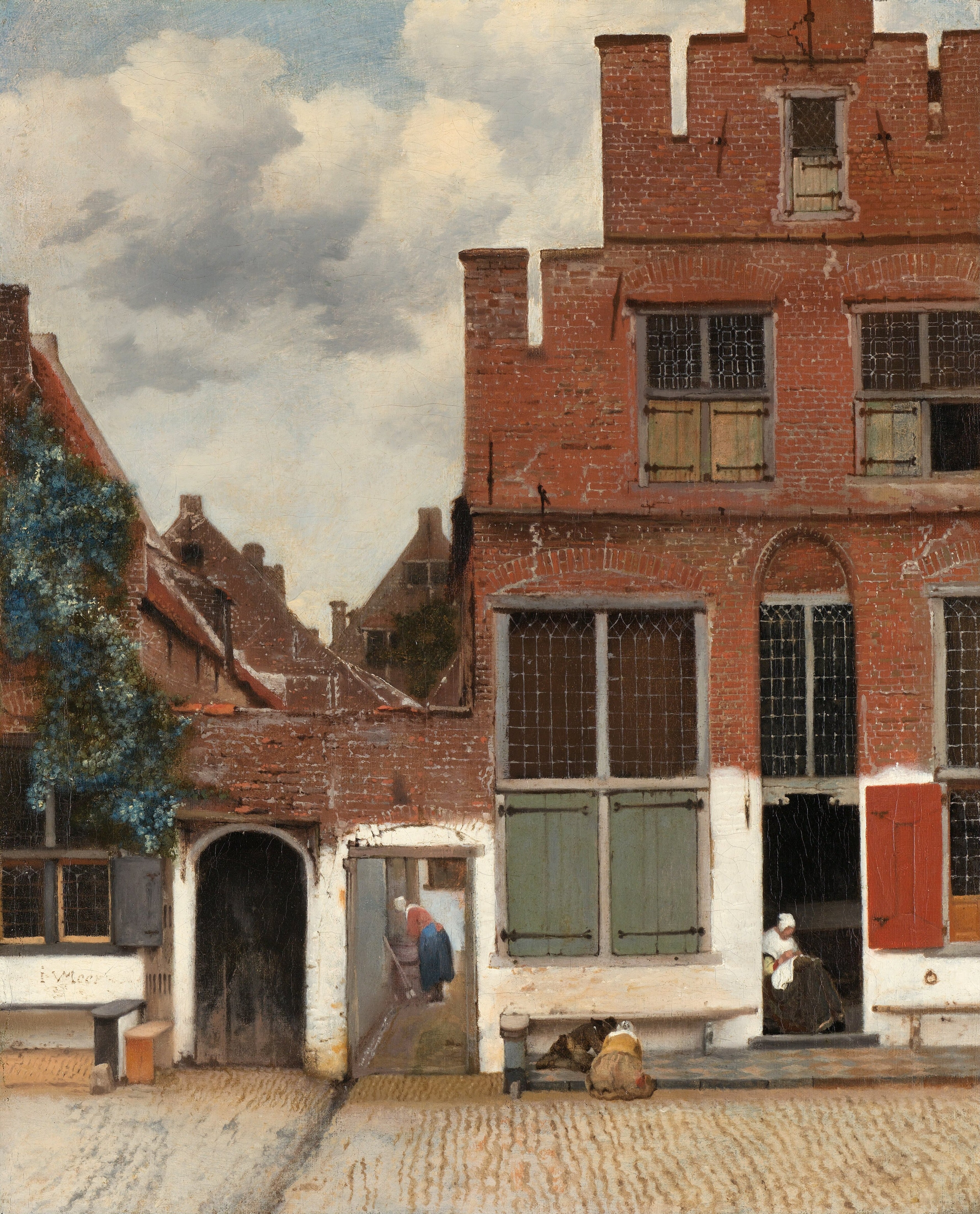 The Little Street — Johannes Vermeer (c. 1658)