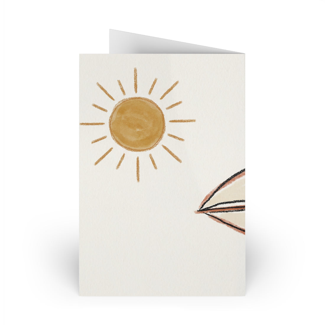 Little Sailboat — Greeting Card