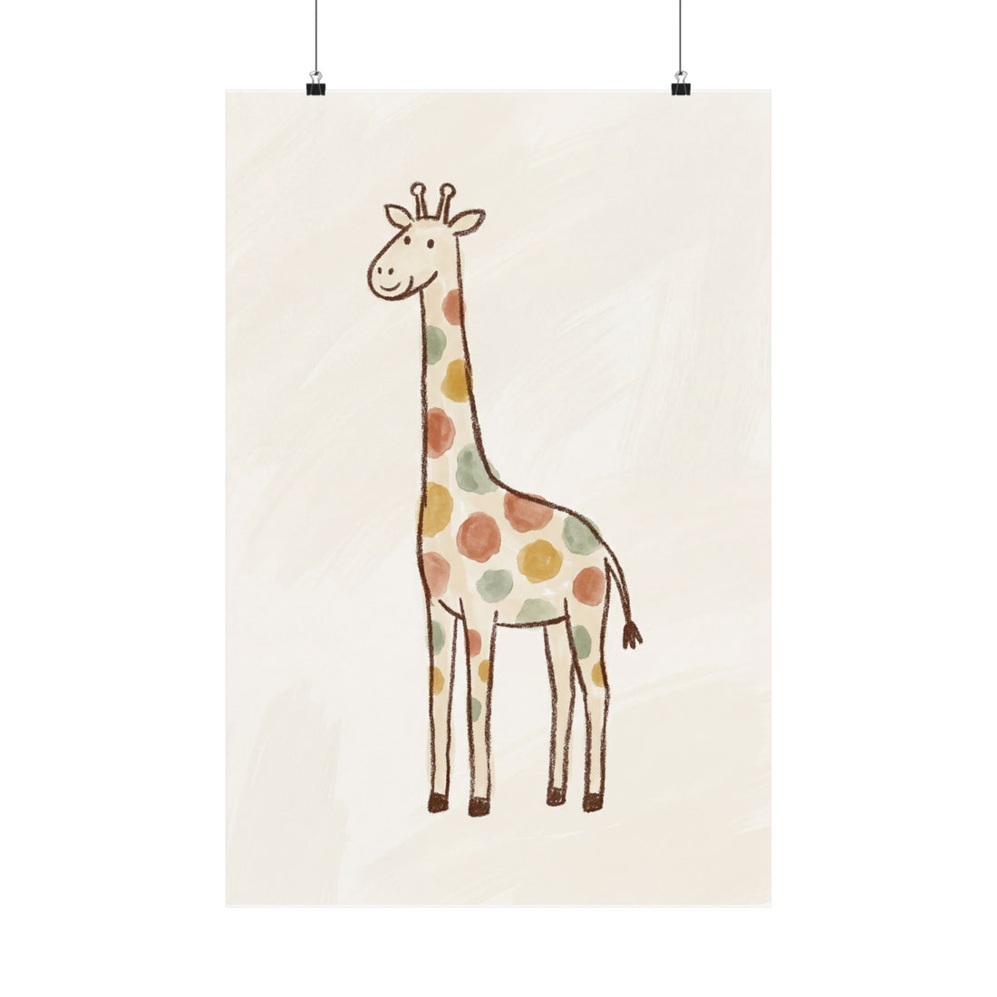 Little Giraffe — Nursery Art Print