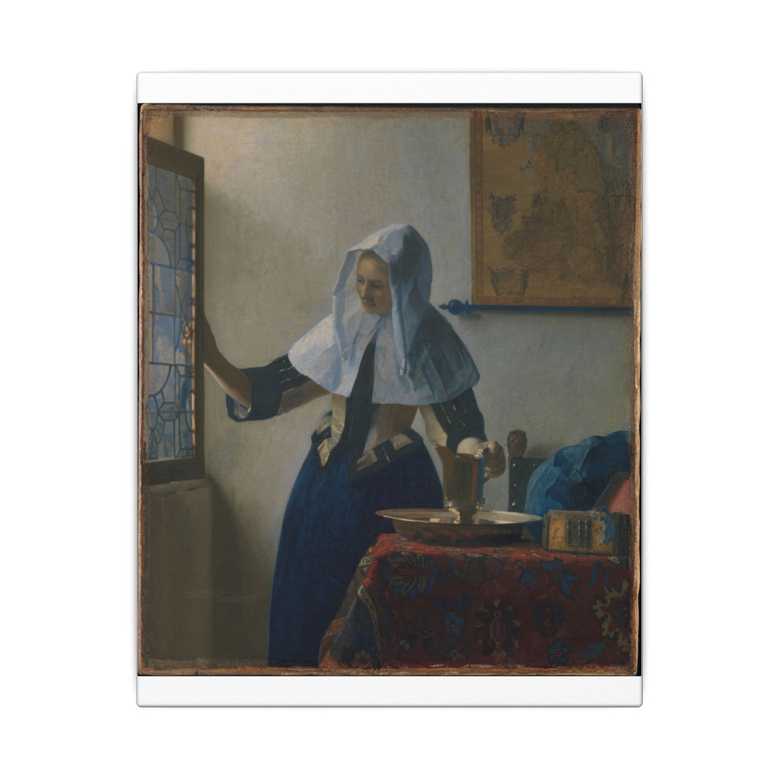 Young Woman with a Water Pitcher — flat artwork
