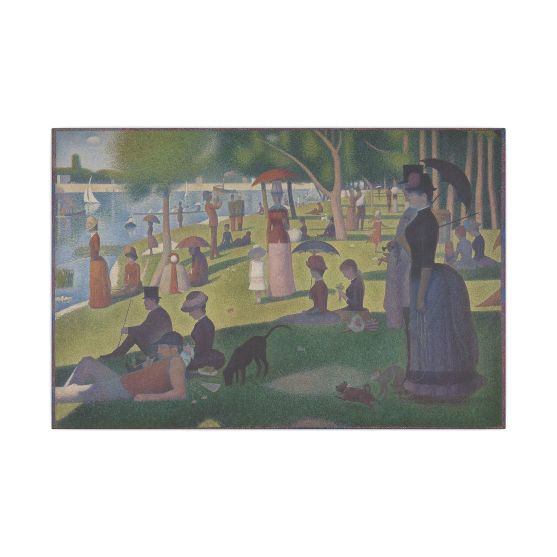 A Sunday on La Grande Jatte — Seurat (1884-86)