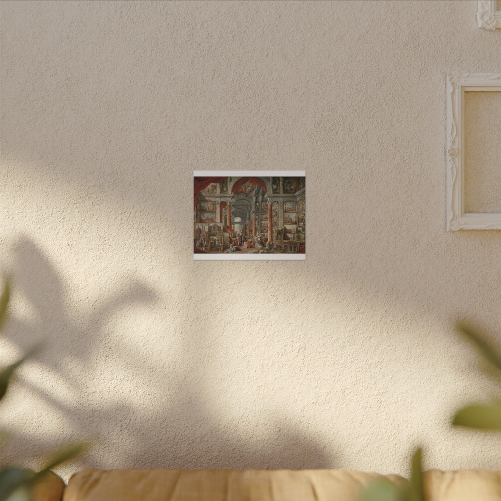 Picture Gallery with Views of Modern Rome — Panini (1757)