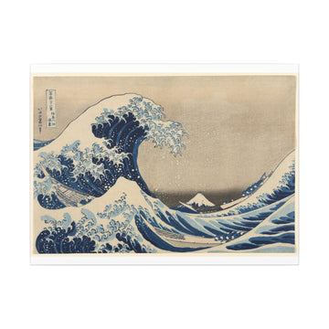 The Great Wave — Hokusai (1830/33), true size