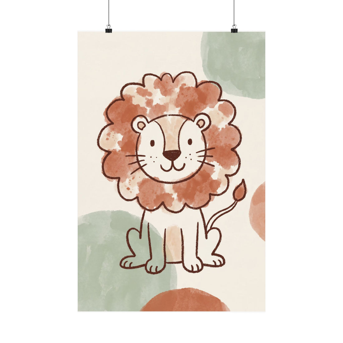 Little Lion — Nursery Art Print