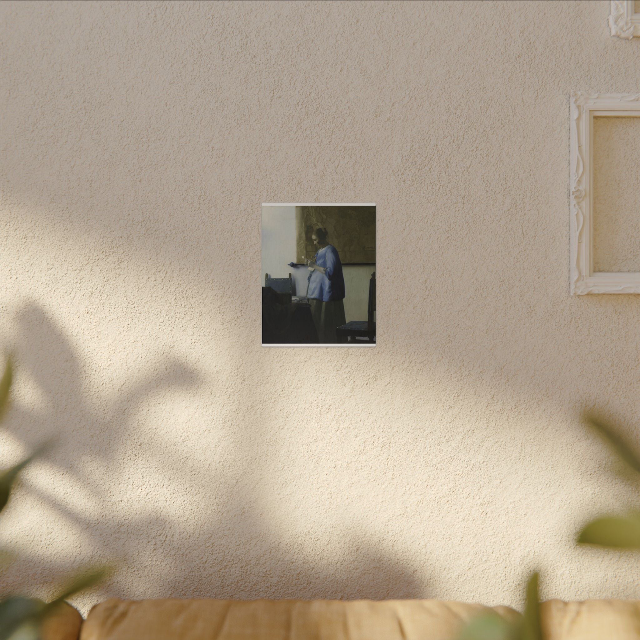 Woman in Blue Reading a Letter — Vermeer (c. 1663)