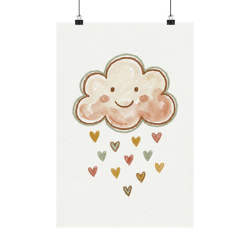 Happy Little Cloud — Nursery Art Print