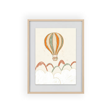 Up & Away — Framed Nursery Print