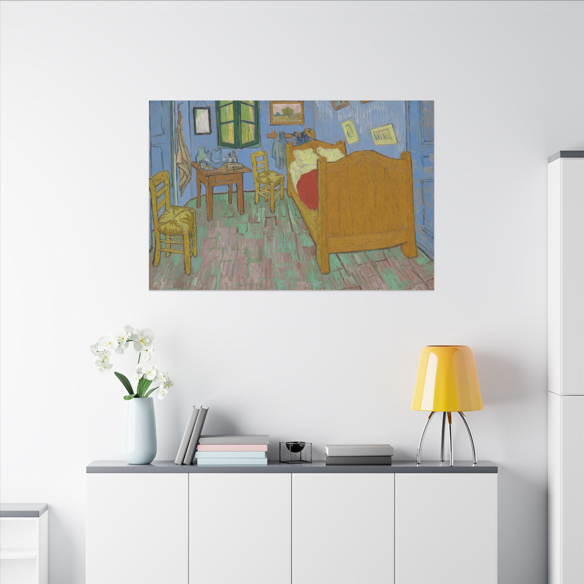 The Bedroom — Vincent van Gogh (1889), true size