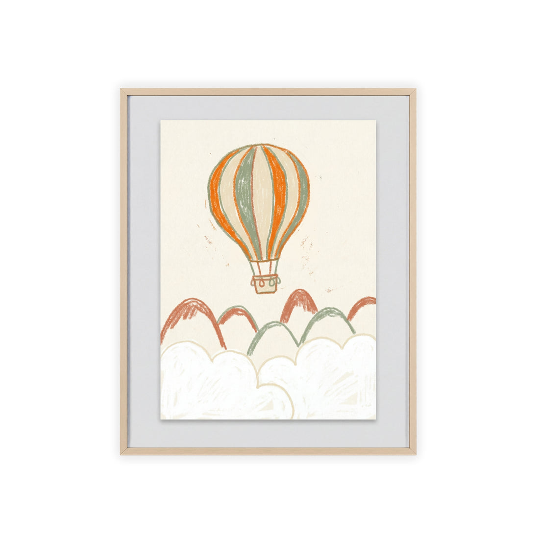Up & Away — Framed Nursery Print