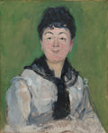 Portrait of a Woman with a Black Fichu — Édouard Manet (c. 1878)