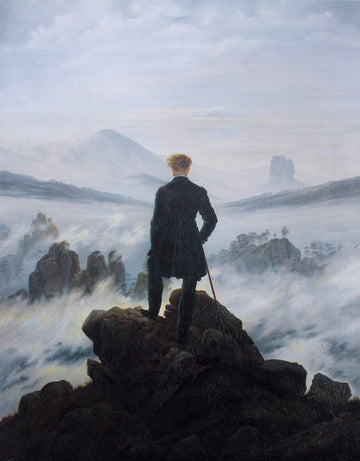 Wanderer above the Sea of Fog — Caspar David Friedrich (c. 1817)