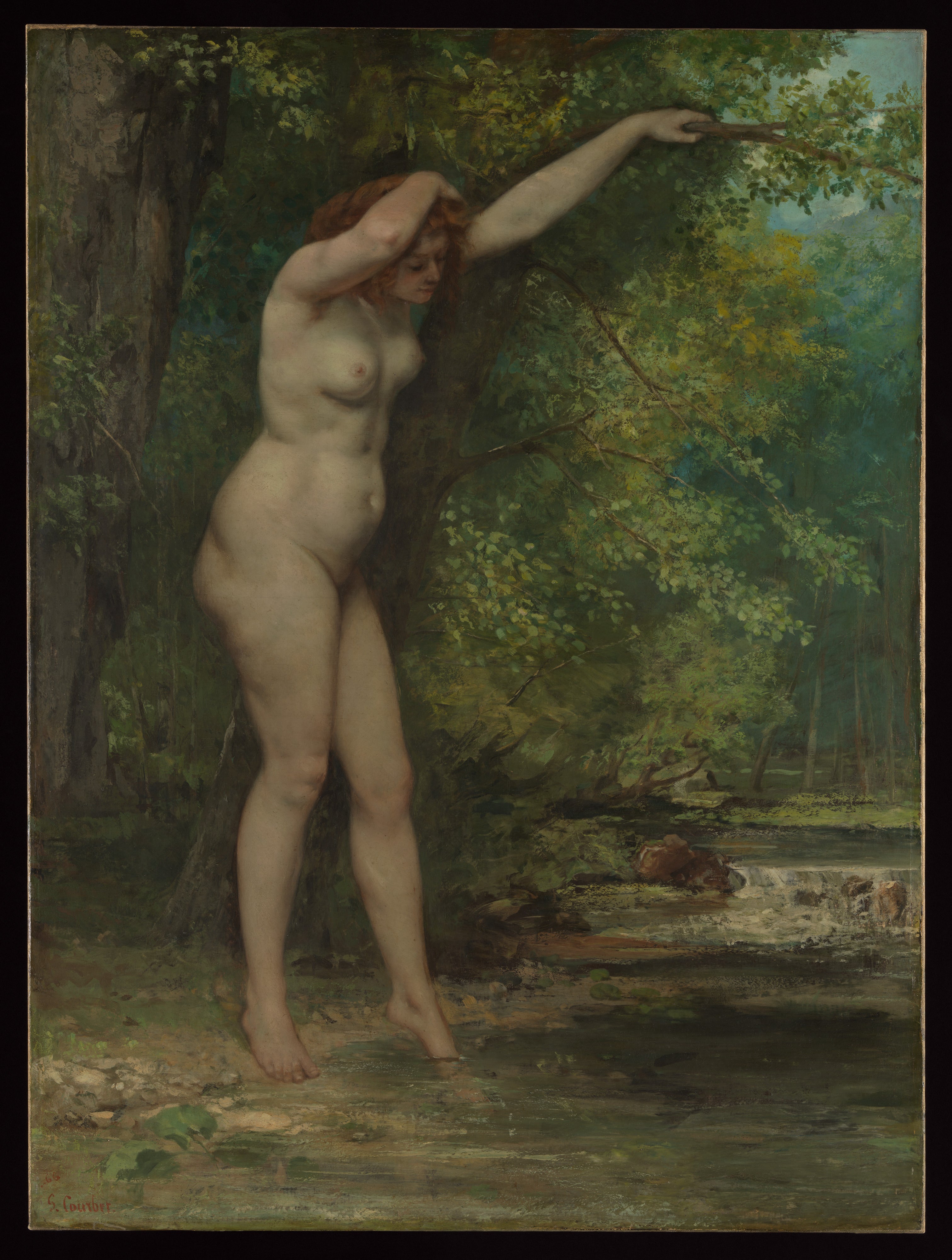The Young Bather — Gustave Courbet (1866)