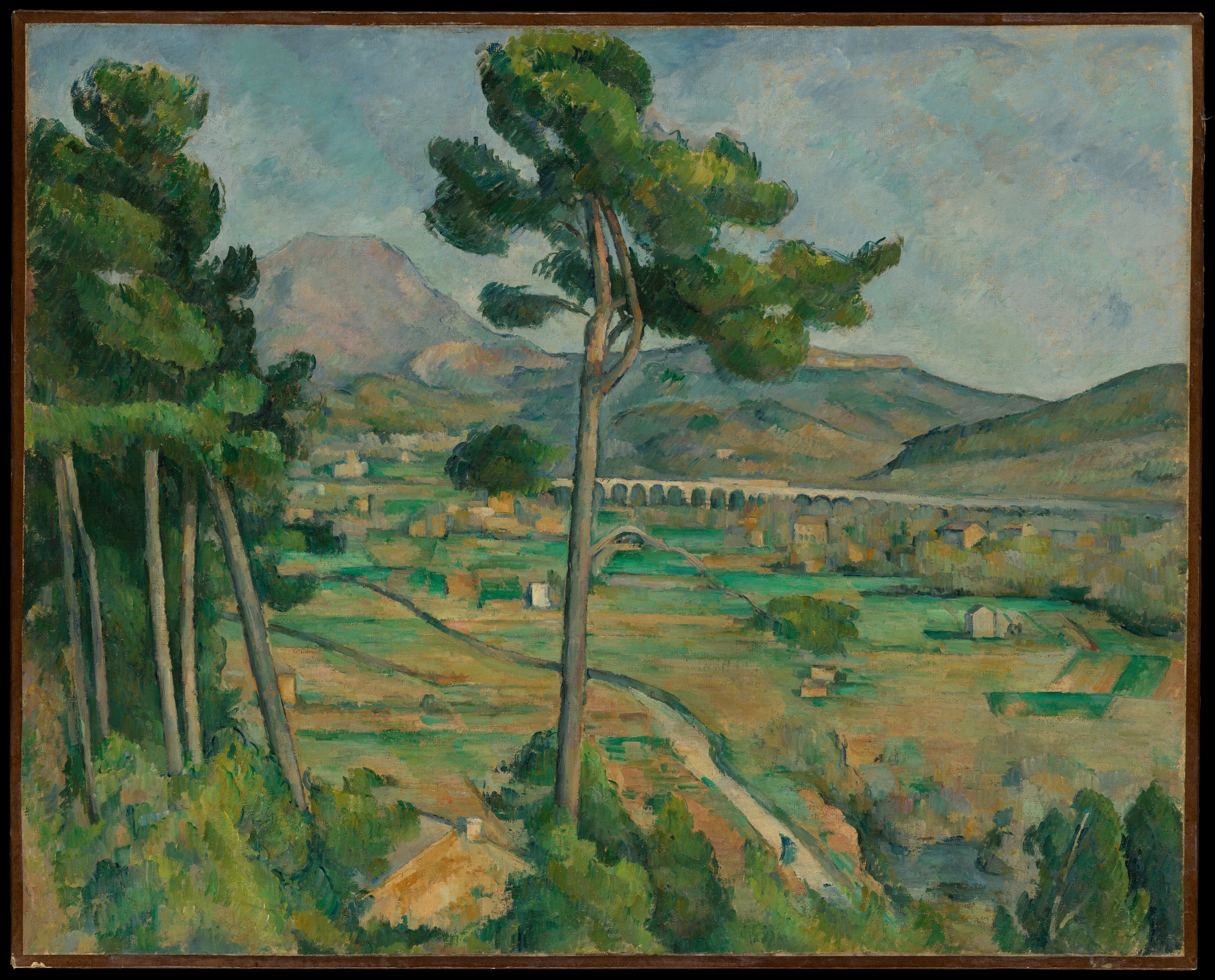 Mont Sainte-Victoire and the Viaduct of the Arc River Valley — Paul Cézanne (1882–85)