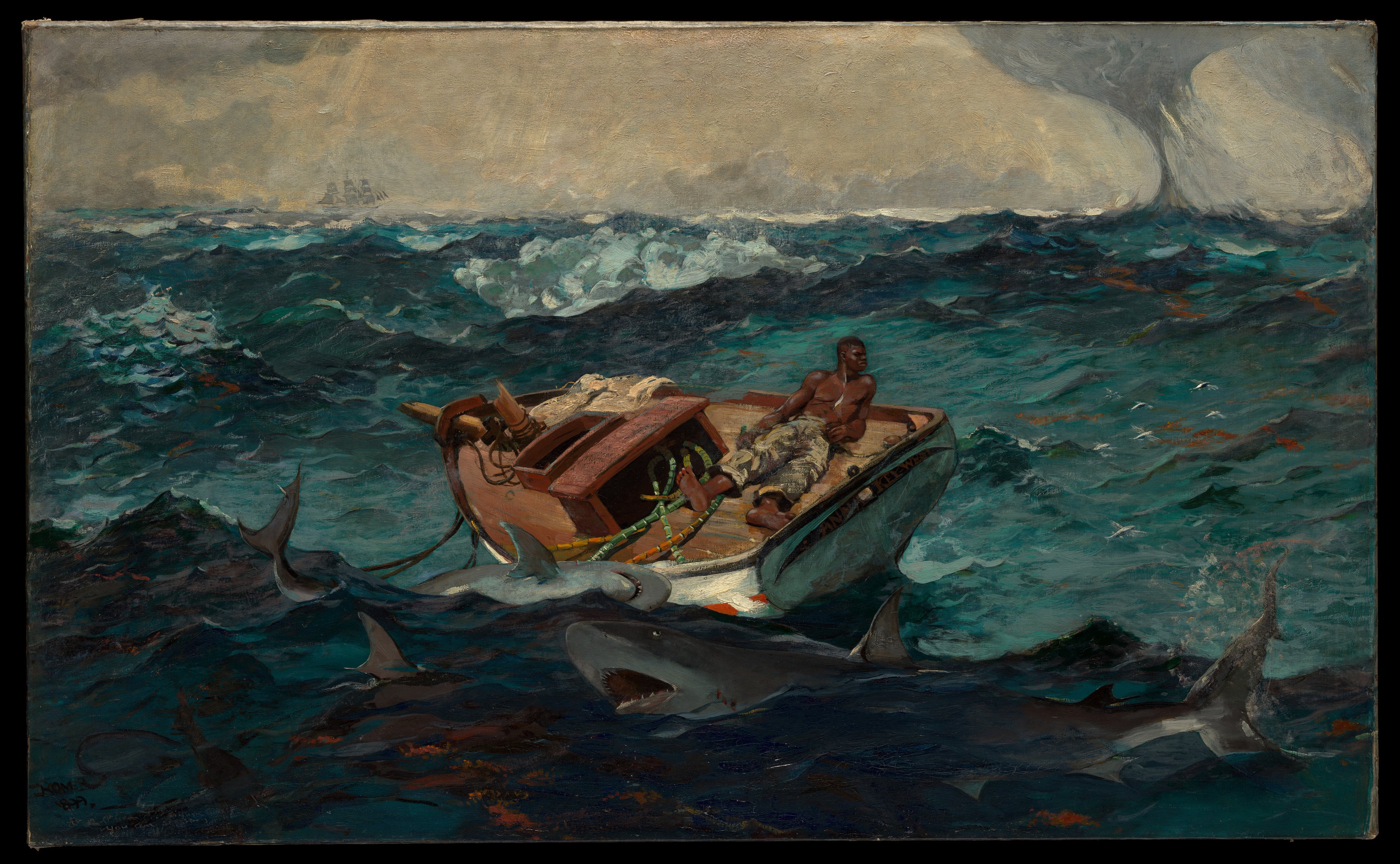 The Gulf Stream — Winslow Homer (1899; reworked by 1906)