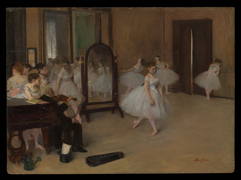 The Dancing Class — Edgar Degas (ca. 1870)